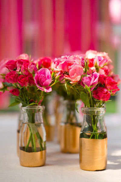 Gold and Pink Bridal Shower Ideas